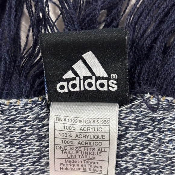 Adidas MLS Philadelphia Union Scarf Knit Fringe Soccer - Picture 7 of 13